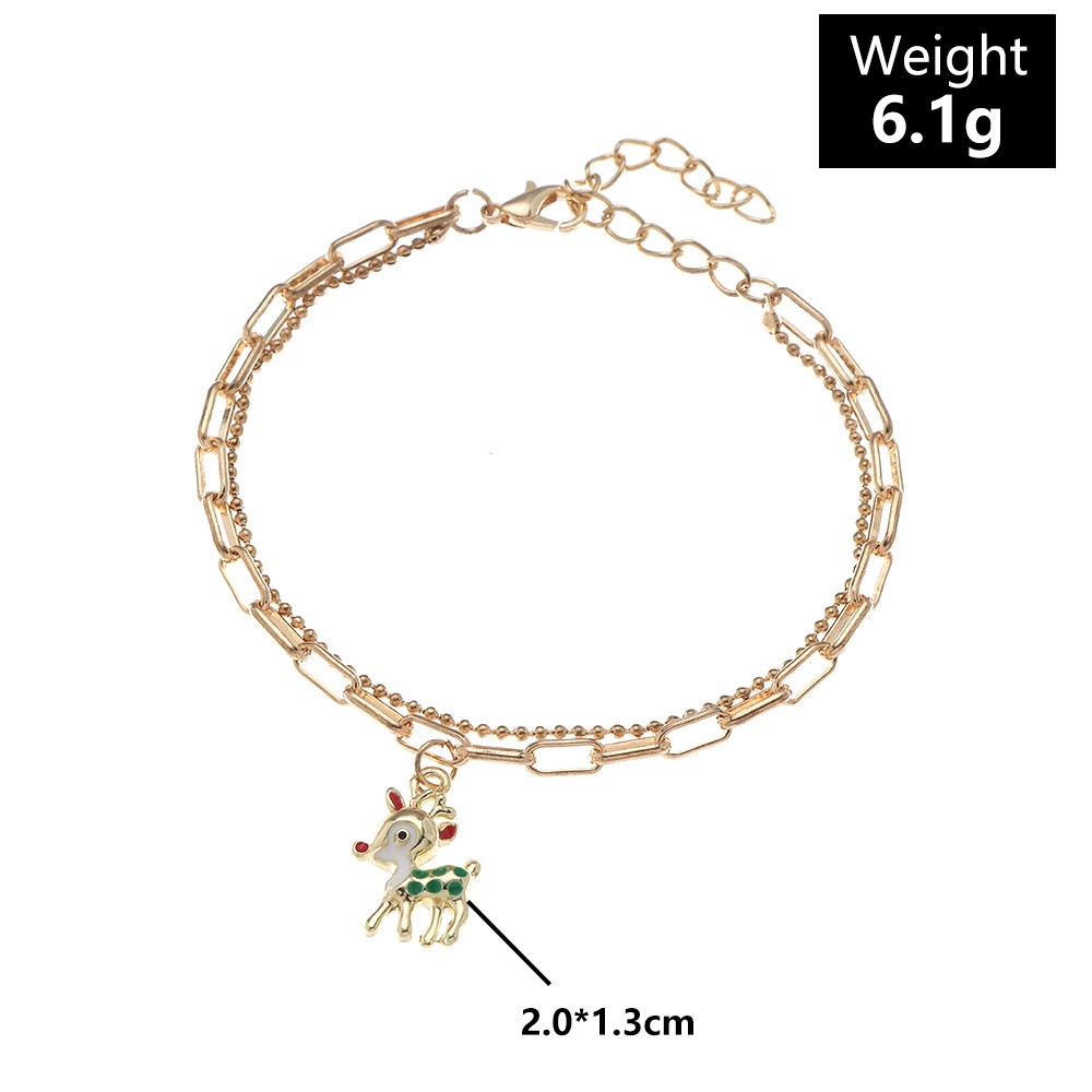 Christmas Ornaments Bracelet for Women
