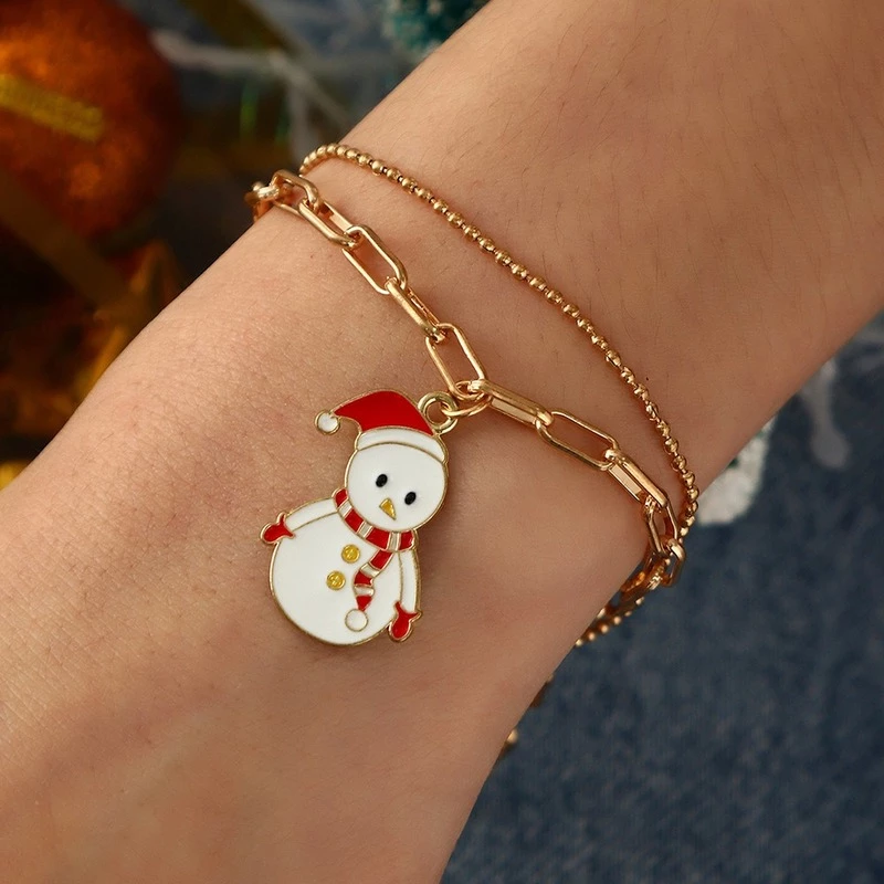 Christmas Ornaments Bracelet for Women