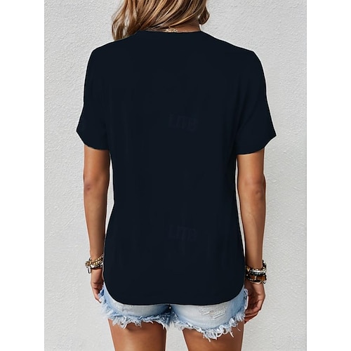 Playful 3D Cat Print Summer Tee – Trendy Round Neck Short Sleeve T-Shirt for Everyday Wear